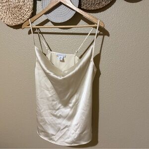 Sincerely Jules Cream Satin Camisole